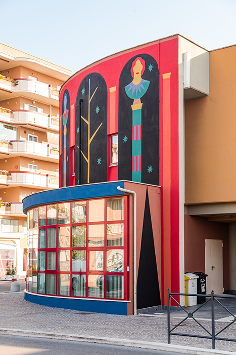 Agostino Iacurci, L'antiporta, 2021, Credits: Andrea Pizzalis, Courtesy Fondazione Pastificio Cerere